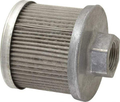 Flow Ezy Filters - 60 Mesh, 19 LPM, 5 GPM, 3.3" Diam, Female Suction Strainer without Bypass - 3/4 Port NPT, 3-1/2" Long - Apex Tool & Supply