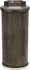 Flow Ezy Filters - 60 Mesh, 189 LPM, 50 GPM, 4.3" Diam, Female Suction Strainer without Bypass - 2 Port NPT, 9.8" Long - Apex Tool & Supply