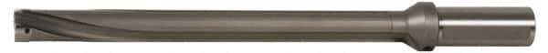 Kennametal - Series KSEM Plus, Head Connection FDS36, 10xD, 38.1mm Shank Diam, Drill Body - SSF Toolholder, 534.25mm OAL, 17.28" Drill Body Length, 14.57" Flute Length, Whistle Notch Shank, Through Coolant - Apex Tool & Supply