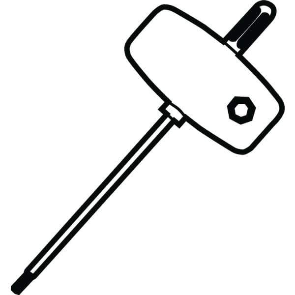 Kennametal - Insert Wrench for Indexable Modular Drills - Insert Compatible, DFT Toolholder Style Compatibility, Series KSEM Plus - Apex Tool & Supply