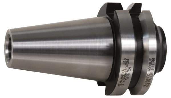 Kennametal - KM32 System Size, BT40 Taper, Modular Tool Holding System Adapter - 90mm Projection, 155.4mm OAL, Through Coolant - Exact Industrial Supply