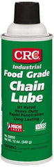 CRC - 16 oz Aerosol High Temperature Chain & Cable Lubricant - White, 8 to 325°F, Food Grade - Apex Tool & Supply