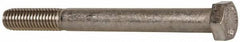 Value Collection - 1/2-13 UNC, 5" Length Under Head Hex Head Cap Screw - Partially Threaded, Grade 316 Stainless Steel, Uncoated, 3/4" Hex - Apex Tool & Supply