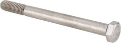 Value Collection - 1/2-13 UNC, 5-1/2" Length Under Head Hex Head Cap Screw - Partially Threaded, Grade 316 Stainless Steel, Uncoated, 3/4" Hex - Apex Tool & Supply