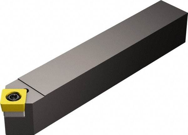 Sandvik Coromant - SSDCN, Neutral Cut, 45° Lead Angle, 1/2" Shank Height x 1/2" Shank Width, Neutral Rake Indexable Turning Toolholder - 3-1/2" OAL, SCMT 32.52 Insert Compatibility, Series CoroTurn 107 - Apex Tool & Supply