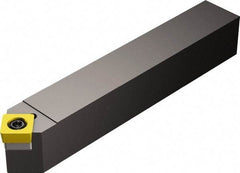 Sandvik Coromant - SSDCN, Neutral Cut, 45° Lead Angle, 1/2" Shank Height x 1/2" Shank Width, Neutral Rake Indexable Turning Toolholder - 3-1/2" OAL, SCMT 32.52 Insert Compatibility, Series CoroTurn 107 - Apex Tool & Supply