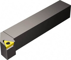 Sandvik Coromant - STGCR/L, Right Hand Cut, -1° Lead Angle, 25mm Shank Height x 25mm Shank Width, Neutral Rake Indexable Turning Toolholder - 150mm OAL, TCMT 16 T3 08, TCMT 3(2.5)2 Insert Compatibility, Series CoroTurn 107 - Apex Tool & Supply