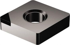 Sandvik Coromant - CNMA431 Grade CB20 CBN Turning Insert - Uncoated, 80° Diamond, 1/2" Inscr Circle, 3/16" Thick, 1/64" Corner Radius - Apex Tool & Supply