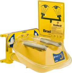 Bradley - Wall Mount, Plastic Bowl, Eye & Face Wash Station - Apex Tool & Supply