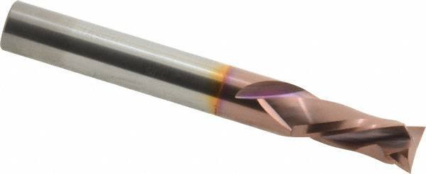 Onsrud - 3/8" Cutting Diam x 7/8" Length of Cut, 2 Flute, Compression Spiral Router Bit - Marathon Coated, Right Hand Cut, Solid Carbide, 3" OAL x 3/8" Shank Diam, Double Edge, 30° Helix Angle - Apex Tool & Supply