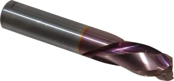 Onsrud - 1/2" Cutting Diam x 7/8" Length of Cut, 2 Flute, Compression Spiral Router Bit - Marathon Coated, Right Hand Cut, Solid Carbide, 3" OAL x 1/2" Shank Diam, Double Edge, 30° Helix Angle - Apex Tool & Supply