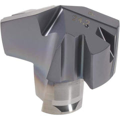 Iscar - Series ICP, 0.953" Diam Grade IC908 140° Replaceable Drill Tip - Carbide, TiAlN Finish, 24 Seat Size, Through Coolant - Apex Tool & Supply