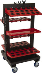 Huot - 90 Tool Capacity, HSK 63F Taper ToolScoot Tree CNC Tool Cart - Apex Tool & Supply