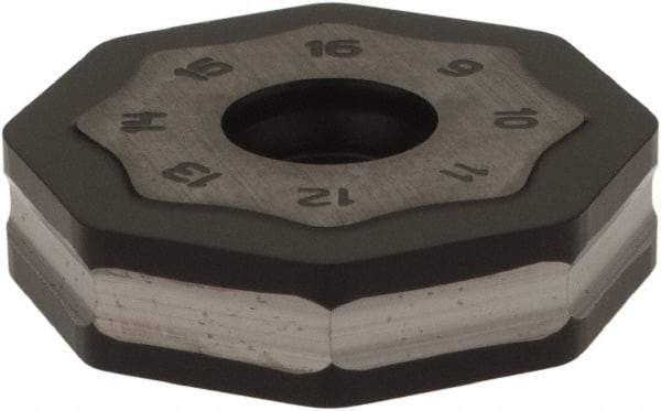 Seco - ONMU090520 MD16 Grade MP2500 Carbide Milling Insert - TiCN/Al2O3 Finish, 0.228" Thick, 0.866" Inscribed Circle - Apex Tool & Supply