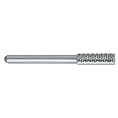 ‎SC-52 -4mm × 12mm LOC × 6mm Shank × 50mm OAL Pointed Tree Carbide Medium Right Hand Spiral Burr - Apex Tool & Supply