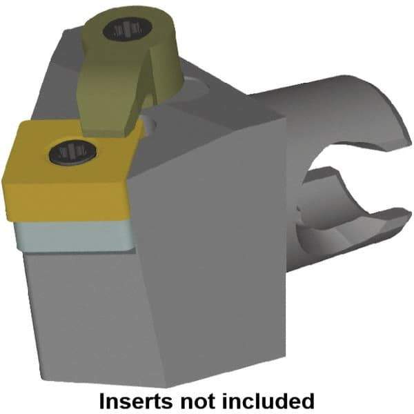 Kennametal - Right Hand Cut, Size KM25, SN.. Insert Compatiblity, Modular Turning & Profiling Cutting Unit Head - 7.35mm Ctr to Cutting Edge, 30mm Head Length, Series KM Mini - Apex Tool & Supply