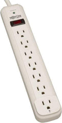 Tripp-Lite - 7 Outlets, 120 VAC15 Amps, 6' Cord, Power Outlet Strip - Floor, Keyhole Mount, 5-15 NEMA Configuration, 11.69" Strip - Apex Tool & Supply