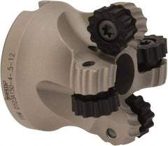 Iscar - 1.03" Cut Diam, 0.236" Max Depth, 1/2" Arbor Hole, 4 Inserts, RC.. 1206 Insert Style, Indexable Copy Face Mill - FRW Cutter Style, 1-1/4 High, Through Coolant, Series MillShred - Apex Tool & Supply