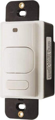 Hubbell Wiring Device-Kellems - 400 Square Ft. Coverage, Infrared Motion Sensor Wall Switch - 800 at 120 V Incandescent, 1,000 at 120 V and 1,800 at 277 V Fluorescent, 120 to 277 VAC, White - Apex Tool & Supply