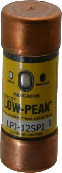 Cooper Bussmann - 300 VDC, 600 VAC, 12 Amp, Time Delay General Purpose Fuse - Fuse Holder Mount, 2-1/4" OAL, 100 at DC, 300 at AC (RMS) kA Rating, 13/16" Diam - Apex Tool & Supply