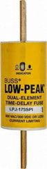 Cooper Bussmann - 300 VDC, 600 VAC, 175 Amp, Time Delay General Purpose Fuse - Bolt-on Mount, 5-3/4" OAL, 100 at DC, 300 at AC (RMS) kA Rating, 1-7/64" Diam - Apex Tool & Supply