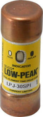 Cooper Bussmann - 300 VDC, 600 VAC, 30 Amp, Time Delay General Purpose Fuse - Fuse Holder Mount, 2-1/4" OAL, 100 at DC, 300 at AC (RMS) kA Rating, 13/16" Diam - Apex Tool & Supply