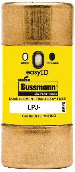 Cooper Bussmann - 300 VDC, 600 VAC, 40 Amp, Time Delay General Purpose Fuse - Fuse Holder Mount, 2-3/8" OAL, 100 at DC, 300 at AC (RMS) kA Rating, 1-1/16" Diam - Apex Tool & Supply