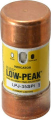 Cooper Bussmann - 300 VDC, 600 VAC, 35 Amp, Time Delay General Purpose Fuse - Fuse Holder Mount, 2-3/8" OAL, 100 at DC, 300 at AC (RMS) kA Rating, 1-1/16" Diam - Apex Tool & Supply