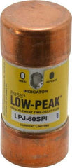Cooper Bussmann - 300 VDC, 600 VAC, 60 Amp, Time Delay General Purpose Fuse - Fuse Holder Mount, 2-3/8" OAL, 100 at DC, 300 at AC (RMS) kA Rating, 1-1/16" Diam - Apex Tool & Supply