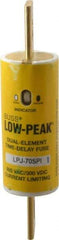 Cooper Bussmann - 300 VDC, 600 VAC, 70 Amp, Time Delay General Purpose Fuse - Bolt-on Mount, 4-5/8" OAL, 100 at DC, 300 at AC (RMS) kA Rating, 1-1/8" Diam - Apex Tool & Supply
