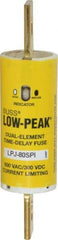 Cooper Bussmann - 300 VDC, 600 VAC, 80 Amp, Time Delay General Purpose Fuse - Bolt-on Mount, 4-5/8" OAL, 100 at DC, 300 at AC (RMS) kA Rating, 1-1/8" Diam - Apex Tool & Supply