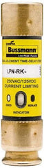 Cooper Bussmann - 125 VDC, 250 VAC, 40 Amp, Time Delay General Purpose Fuse - Fuse Holder Mount, 76.2mm OAL, 100 at DC, 300 at AC (RMS) kA Rating, 13/16" Diam - Apex Tool & Supply