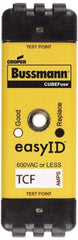 Cooper Bussmann - 300 VDC, 600 VAC, 90 Amp, Time Delay General Purpose Fuse - Plug-in Mount, 76.45mm OAL, 100 at DC, 200 (CSA RMS), 300 (UL RMS) kA Rating - Apex Tool & Supply
