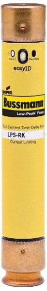 Cooper Bussmann - 300 VDC, 600 VAC, 45 Amp, Time Delay General Purpose Fuse - Fuse Holder Mount, 5-1/2" OAL, 100 at DC, 300 at AC (RMS) kA Rating, 27mm Diam - Apex Tool & Supply