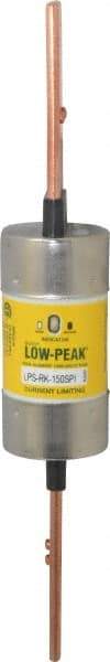 Cooper Bussmann - 300 VDC, 600 VAC, 150 Amp, Time Delay General Purpose Fuse - Bolt-on Mount, 9-5/8" OAL, 100 at DC, 300 at AC (RMS) kA Rating, 1-5/8" Diam - Apex Tool & Supply