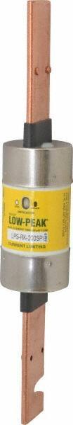 Cooper Bussmann - 300 VDC, 600 VAC, 200 Amp, Time Delay General Purpose Fuse - Bolt-on Mount, 9-5/8" OAL, 100 at DC, 300 at AC (RMS) kA Rating, 1-39/64" Diam - Apex Tool & Supply