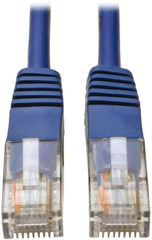 Tripp-Lite - Cat5e, 24 AWG, 8 Wires, 550 MHz, Unshielded Network & Ethernet Cable - Blue, PVC, 100' OAL - Apex Tool & Supply