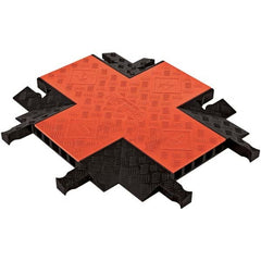 Checkers - On Floor Cable Covers Cover Material: Polyurethane Number of Channels: 5 - Apex Tool & Supply