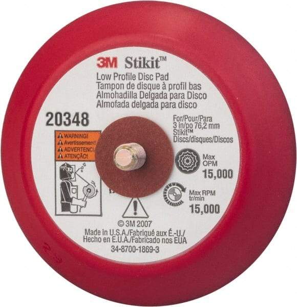 3M - Disc Backing Pad - 15,000 RPM - Apex Tool & Supply