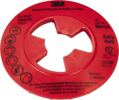 3M - Face Plate Disc Backing Pad - 4-1/2 Inch Diameter x 7/8 Inch Thick - Apex Tool & Supply