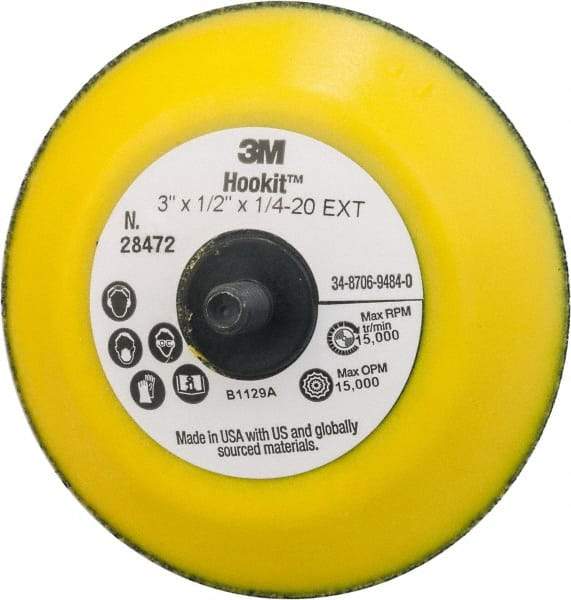 3M - Disc Backing Pad - 15,000 RPM - Apex Tool & Supply