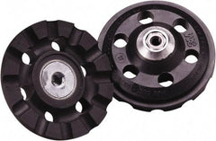 3M - 3" Diam Disc Backing Pad - 1/4" Shank Diam, Medium Density, 12,000 RPM, Roloc TR Compatible - Apex Tool & Supply
