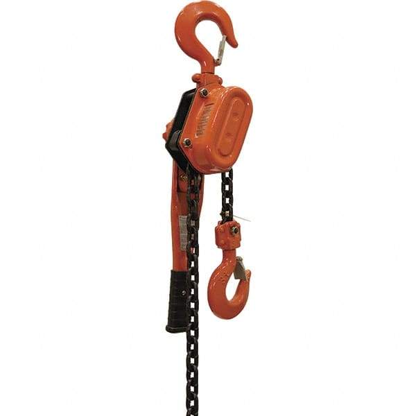 Vestil - 6,000 Lb Lifting Capacity, 5' Lift Height, Lever Hoist - Made from Chain - Apex Tool & Supply