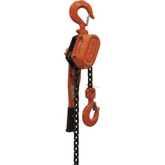 Vestil - 6,000 Lb Lifting Capacity, 5' Lift Height, Lever Hoist - Made from Chain - Apex Tool & Supply