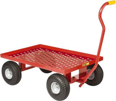 Little Giant - 1,200 Lb Capacity Steel Perforated Steel Deck Wagon Truck - Steel Deck, 24" OAW - Apex Tool & Supply