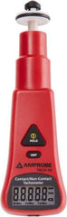 Amprobe - Accurate up to 0.1%, 0.0001 to 1 RPM Resolution, Contact and Noncontact Tachometer - 11 Inch Long x 7 Inch Wide x 3.2 Inch Meter Thick, 10 to 19,999 (Contact) and 99,999 (Noncontact) RPM Measurement - Apex Tool & Supply