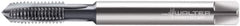 Walter-Prototyp - M1.4x0.30 Metric, 2 Flute, Bright Finish, Powdered Metal Spiral Point Tap - Plug Chamfer, Right Hand Thread, 40mm OAL, 5mm Thread Length, 2.5mm Shank Diam, 6HX Class of Fit, Series 202161 - Exact Industrial Supply