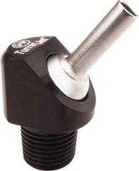 QPM Products - 0.11" Hose Inside Diam, Coolant Hose Nozzle - NPT, for Use with CNC Lathes - Apex Tool & Supply