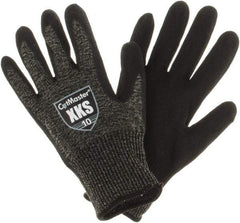 Value Collection - Size XL, ANSI Cut Lvl A5, Puncture Lvl 4, Abrasion Lvl 4, Nitrile Coated Cut & Puncture Resistant Gloves - Palm Coated, Black, Paired - Apex Tool & Supply