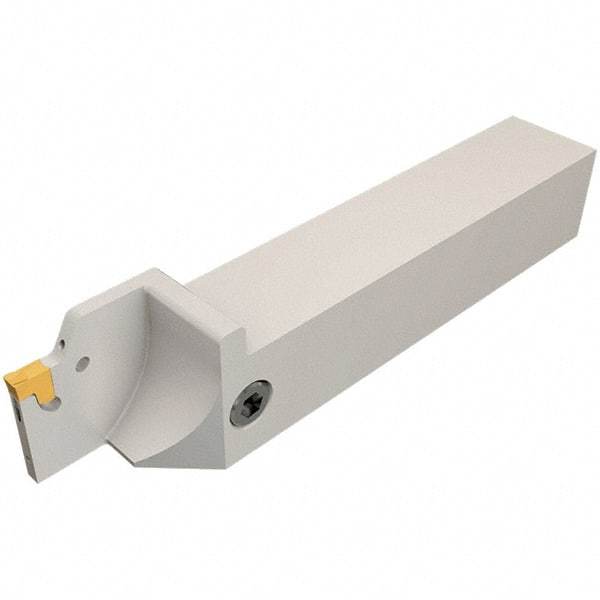 Iscar - External Thread, 1.8mm Min Groove Width, 100mm OAL, Right Hand Indexable Grooving Cutoff Toolholder - 12mm Shank Height x 12mm Shank Width, TAG Insert Style, TGT Toolholder Style, Series Tang-Grip - Apex Tool & Supply